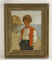 Lot 1410 - J C L Yssel (20th century)
PORTRAIT OF A BOY