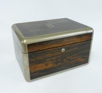 Lot 1245 - A Victorian coromandel dressing table box