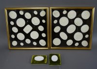 Lot 1229 - A quantity of 20th century framed plaster intaglios 'After the Antique'