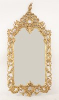 Lot 1567 - A carved and gilt Georgian style pier mirror