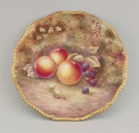 Lot 1090 - A Royal Worcester cabinet plate