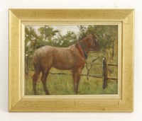 Lot 1389 - George Paice (1854-1925)
A SHIRE HORSE IN A PADDOCK
Signed l.r.