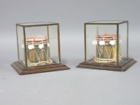 Lot 1265 - A pair of miniature British Army drums