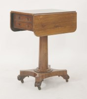 Lot 1570 - A Regency rosewood work table