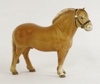Lot 1070 - A Beswick model of a Norwegian Fjord horse