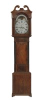 Lot 1299 - A George III longcase clock