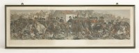 Lot 1333 - The Total Defeat of the French Army
Hand coloured engraving
41 x 123cm;
and other prints relating to Waterloo and Napoleon