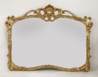 Lot 1532 - A gilt wood moulded mirror