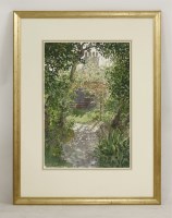 Lot 1371 - Lucy Willis
A DAPPLED GARDEN PATH
Signed and dated 1986 l.l