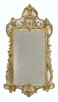 Lot 1548 - An 18th century style gilt framed wall mirror