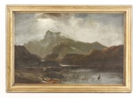 Lot 1406 - Attributed to Clarence Roe (1850-1909)
HERON IN A HIGHLAND LANDSCAPE BY MOONLIGHT
Oil on canvas
51 x 76cm