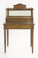 Lot 1635 - An Edwardian inlaid writing desk