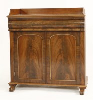 Lot 1654 - A Victorian mahogany chiffonier