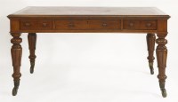 Lot 1661 - A Victorian mahogany library table