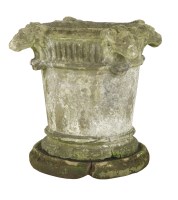 Lot 457 - A stone well head