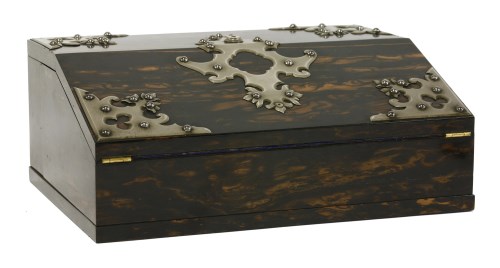 Lot 70 - A Victorian coromandel writing box