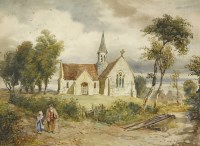 Lot 251 - David Cox Jnr. (1809-1885)
HADDON HALL
Signed l.l.