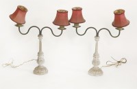 Lot 456 - A pair of table lamps