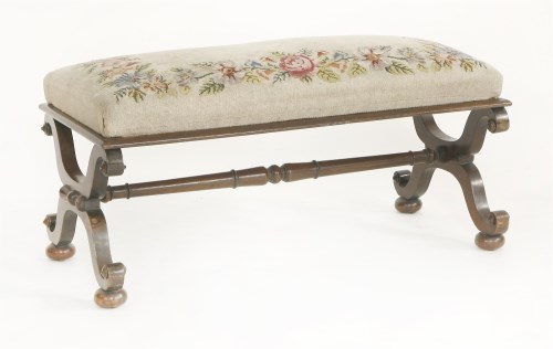 Lot 590 - A Victorian footstool