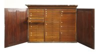 Lot 224 - A collector's cabinet containing a butterfly/moth collection