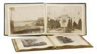 Lot 168 - Two albums of black and white photographs of India