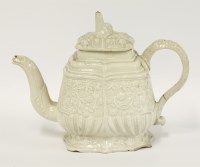 Lot 3 - An attractive salt-glazed stoneware Teapot