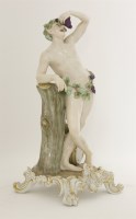 Lot 47 - A Meissen figure of Bacchus