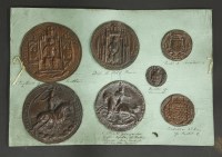 Lot 131 - Twenty-two copper electrotyped copies of Scottish and other seals