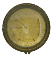 Lot 378 - A fusee wall clock