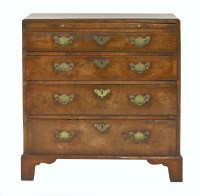 Lot 544 - A George II walnut bachelor's chest