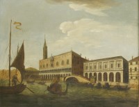 Lot 295 - Manner of Francesco Tironi
THE DOGE'S PALACE AND THE RIVA DEGLI SCHIAVONE