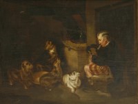 Lot 340 - After Sir Edwin Landseer
'HIGHLAND MUSIC';
'THE BREAKFAST PARTY'
Two