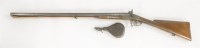 Lot 189 - A French double-barrelled percussion shotgun