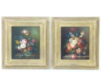 Lot 1379 - S... Maris
STILL LIFE OF FLOWERS IN A VASE 
A pair