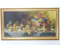 Lot 1375 - Rudolph Stoitzner
STILL LIFE OF FLOWERS AND FRUIT
Signed l.r.