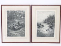 Lot 1344 - Archibald Thorburn
'PHEASANTS IN WOODLAND';
'PARTRIDGES'
two