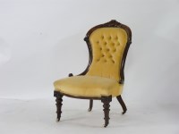 Lot 1502 - A Victorian ladies chair
