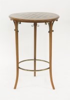 Lot 1475 - An Edwardian chess table