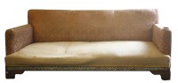 Lot 1488 - An Eastern mother-of-pearl inlaid sofa