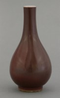 Lot 38 - A good liver red monochrome miniature Vase