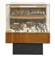 Lot 1141 - A cabinet containing appproximately ninety old radio valves