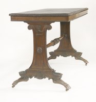 Lot 584 - A Regency rosewood side table