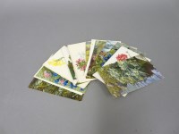 Lot 45 - Twenty-three Nenke and Ostermaier Dresden photochrome postcards of alpine flowers