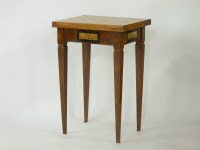 Lot 631 - A late 18th century Italian cherry folding top table