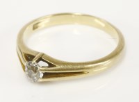 Lot 12 - A gentleman's single stone diamond ring