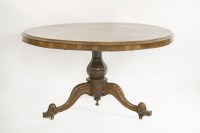 Lot 596 - A William IV rosewood breakfast table