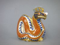 Lot 179 - A Royal Crown Derby dragon paperweight