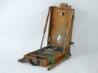 Lot 332 - An oak Crumbacher artist field easel