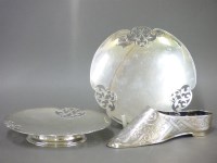 Lot 114 - A pair of silver dishes