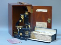 Lot 389 - W Watson & Son microscope